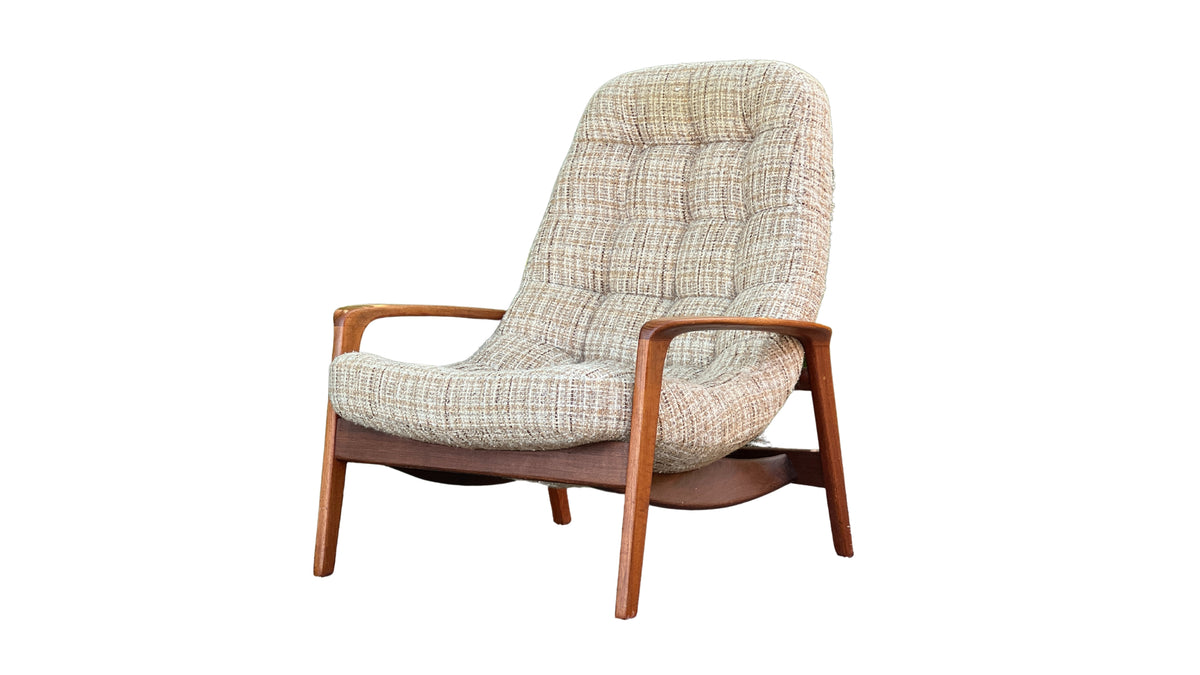 R. Huber Teak Scoop Chair