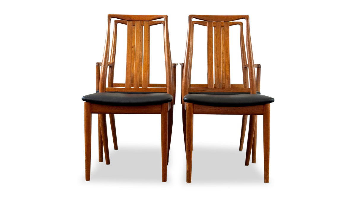 Set of Four Teak Dining Chairs