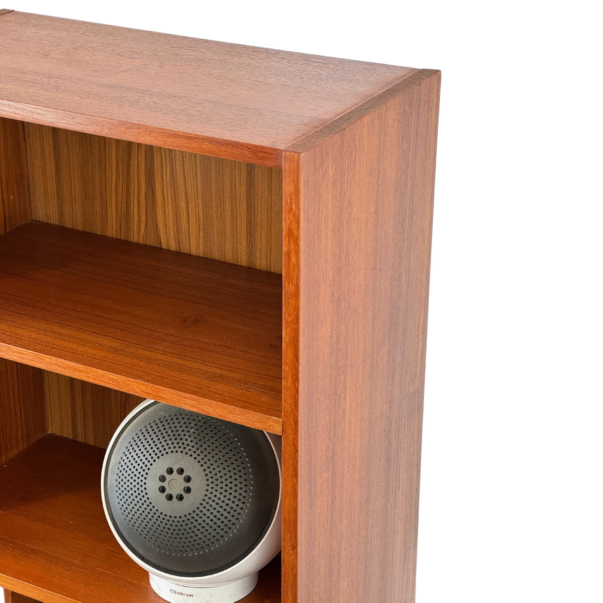 Teak Bookcase with Record Storage