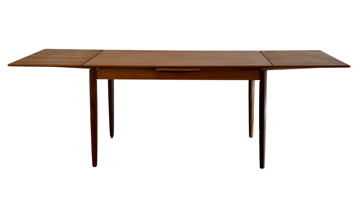 Teak Draw Leaf Dining Table