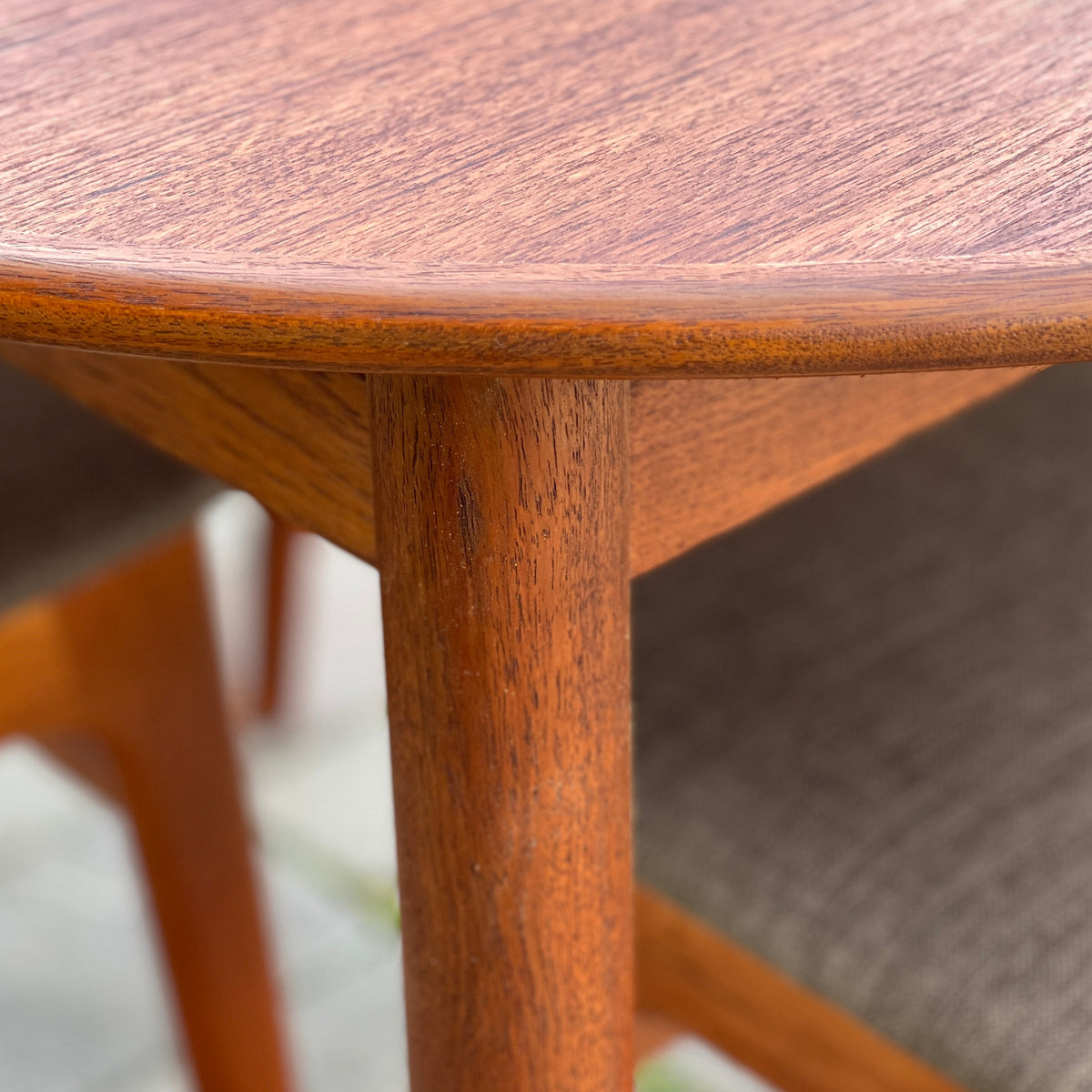 Teak Oval Dining Table