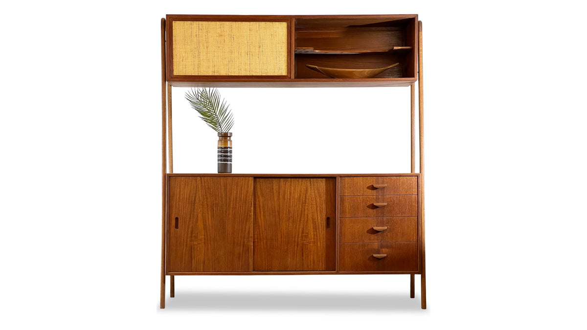 Teak Two-Tier Room Divider