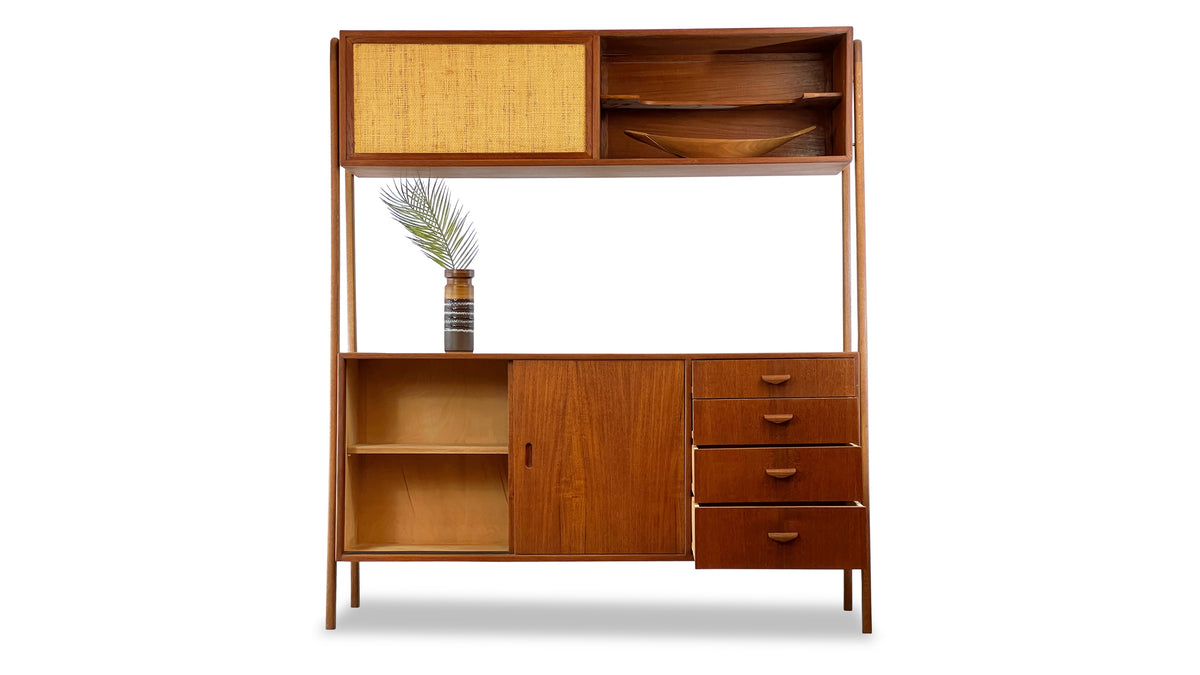 Teak Two-Tier Room Divider