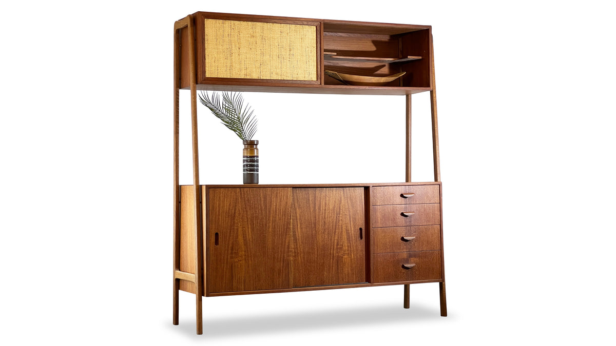 Teak Two-Tier Room Divider