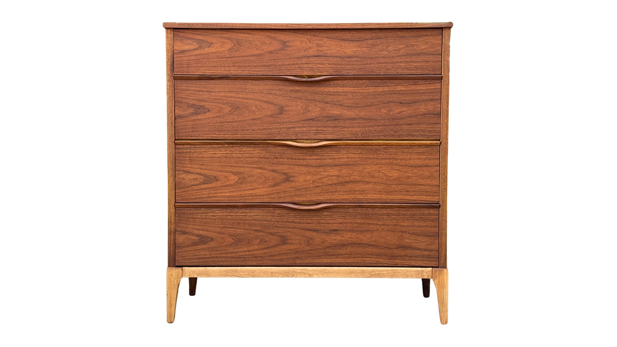 Walnut Highboy by Kaufman Furniture