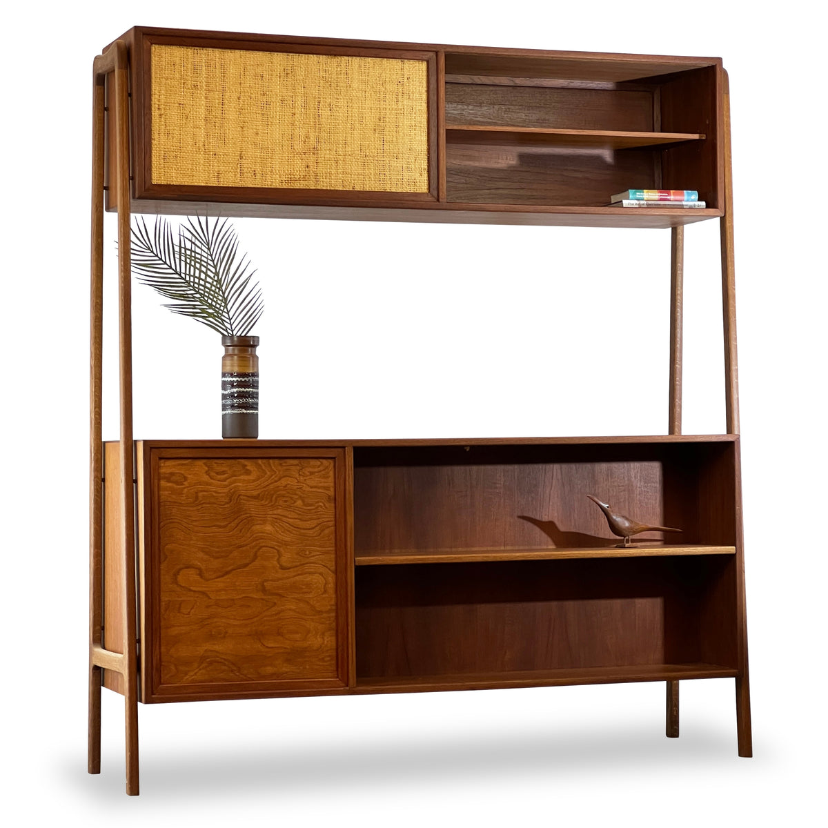 Teak Two-Tier Room Divider