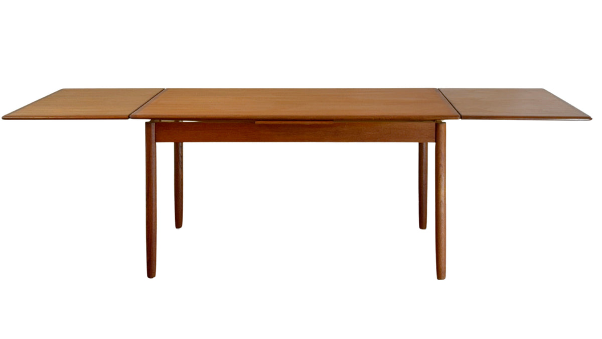 Teak Draw Leaf Dining Table