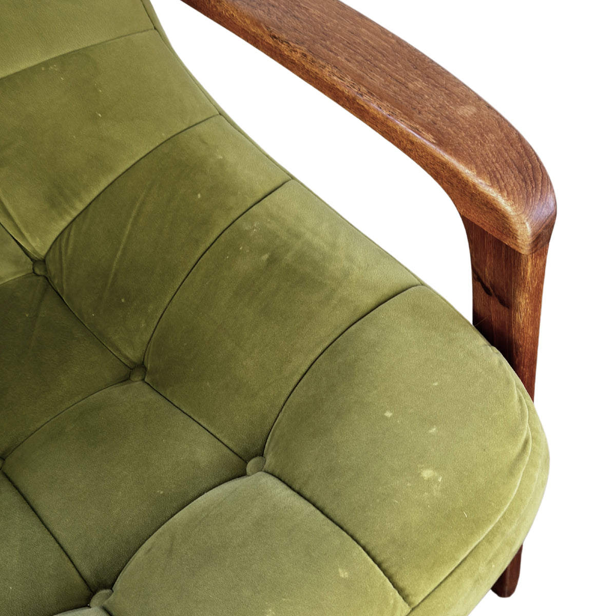 R. Huber Scoop Chair and Ottoman