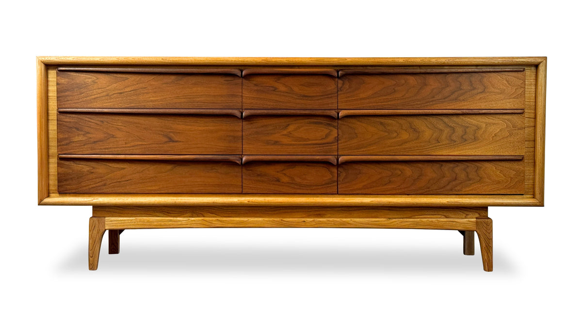Walnut and Ash Dresser by United Furniture