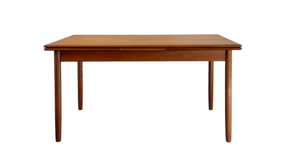 Teak Draw Leaf Dining Table