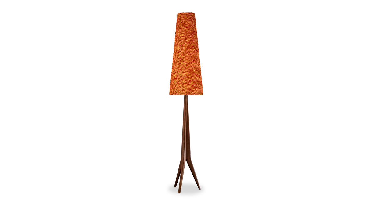 Teak Tripod Lamp