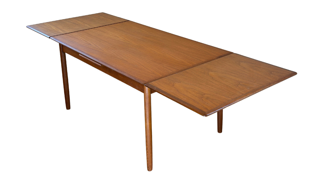 Teak Draw Leaf Dining Table