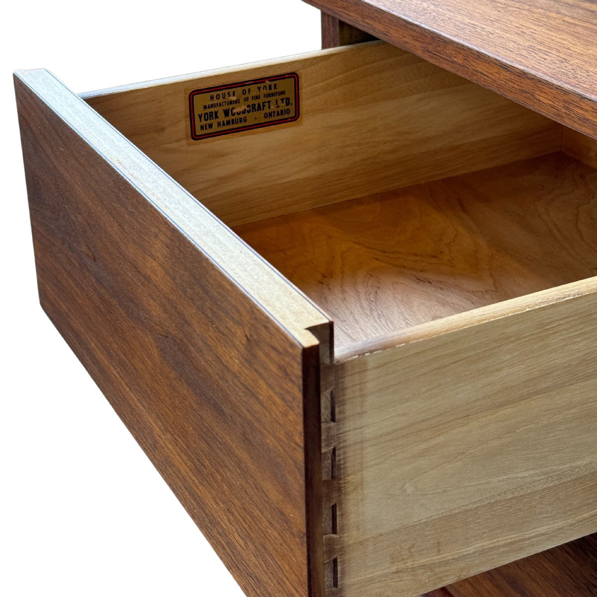 Walnut Nine Drawer Dresser by York Woodcraft