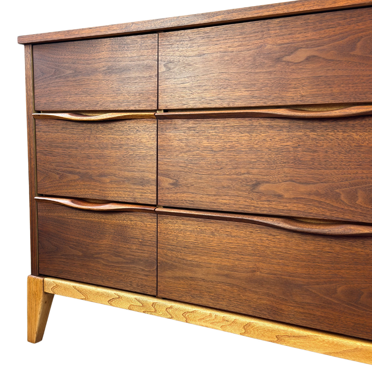 Walnut Nine Drawer Dresser by York Woodcraft