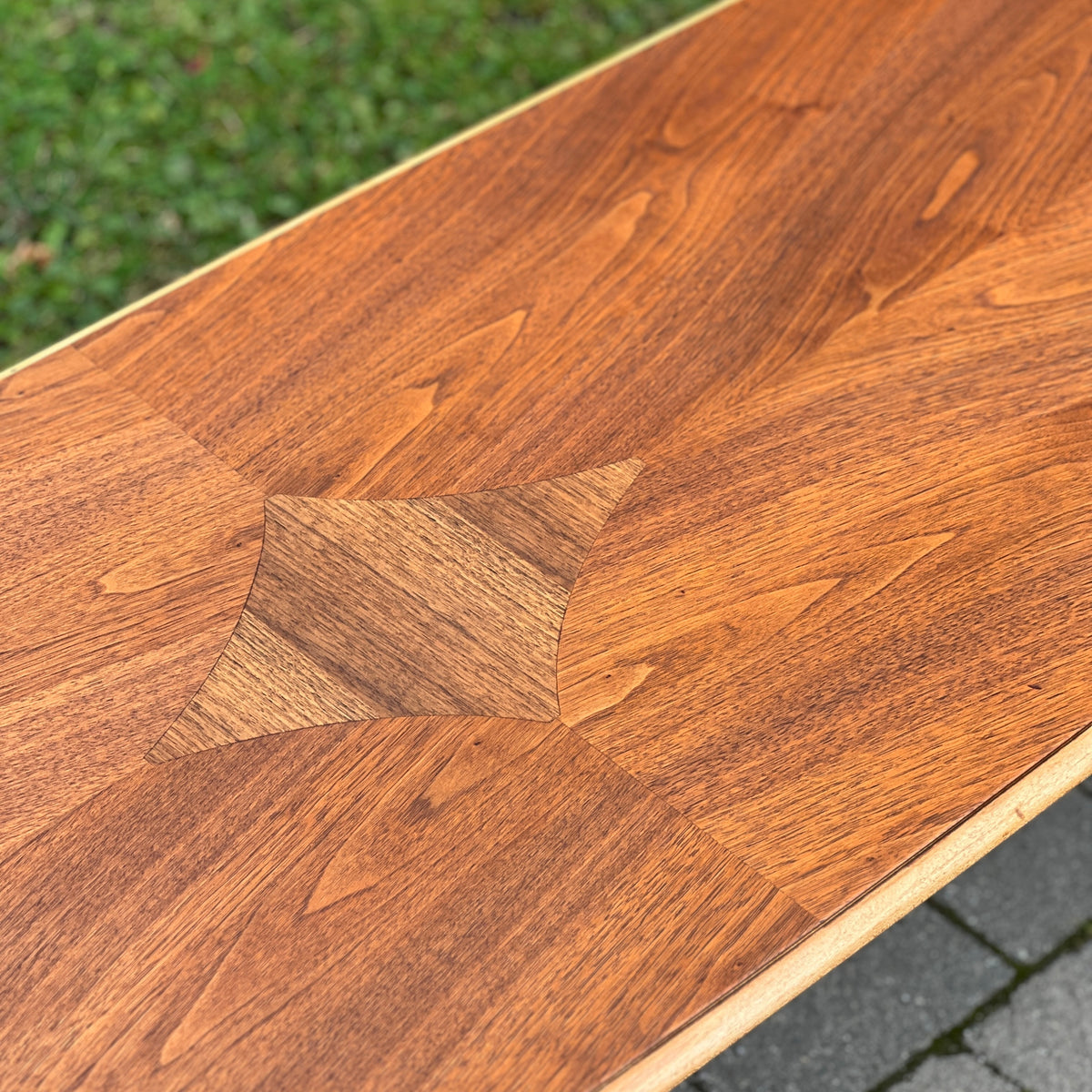 Walnut and Birch Coffee Table