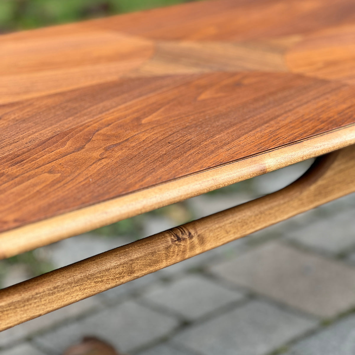 Walnut and Birch Coffee Table