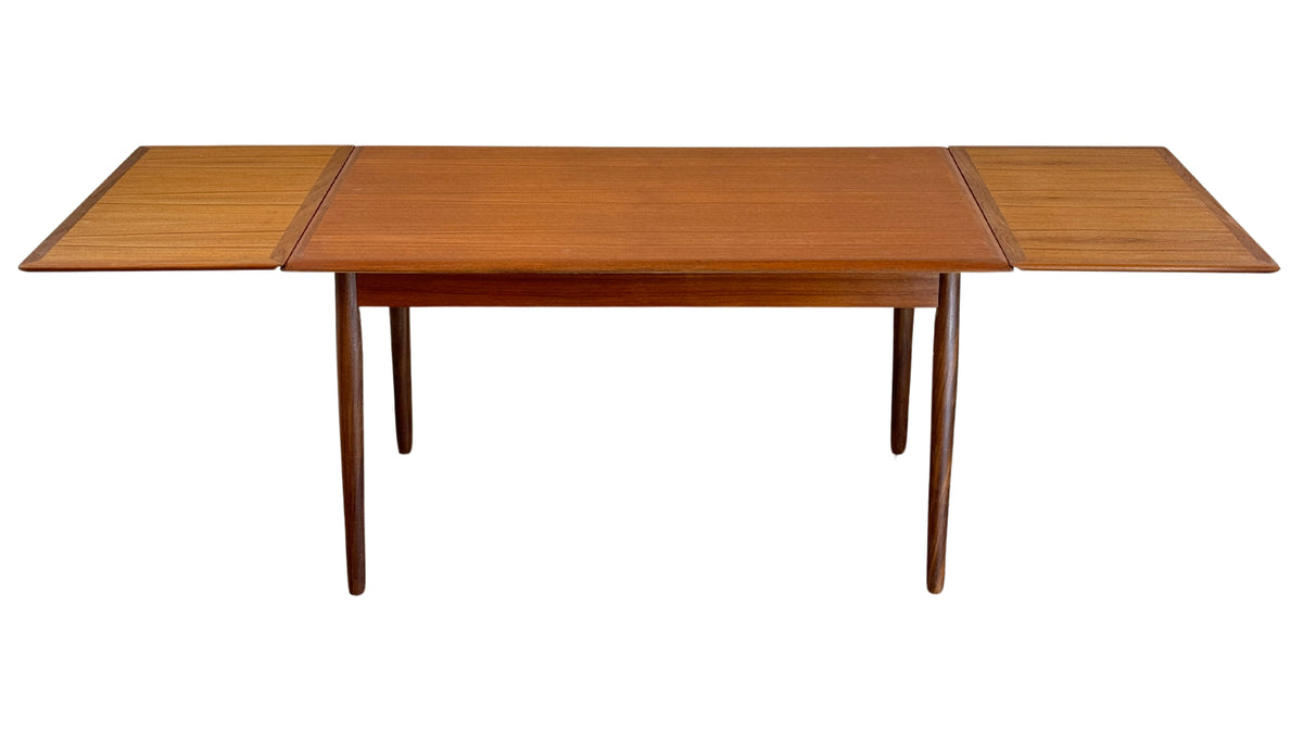 Teak Draw Leaf Table