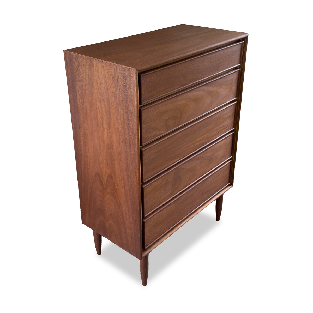 Mahogany Five Drawer Highboy