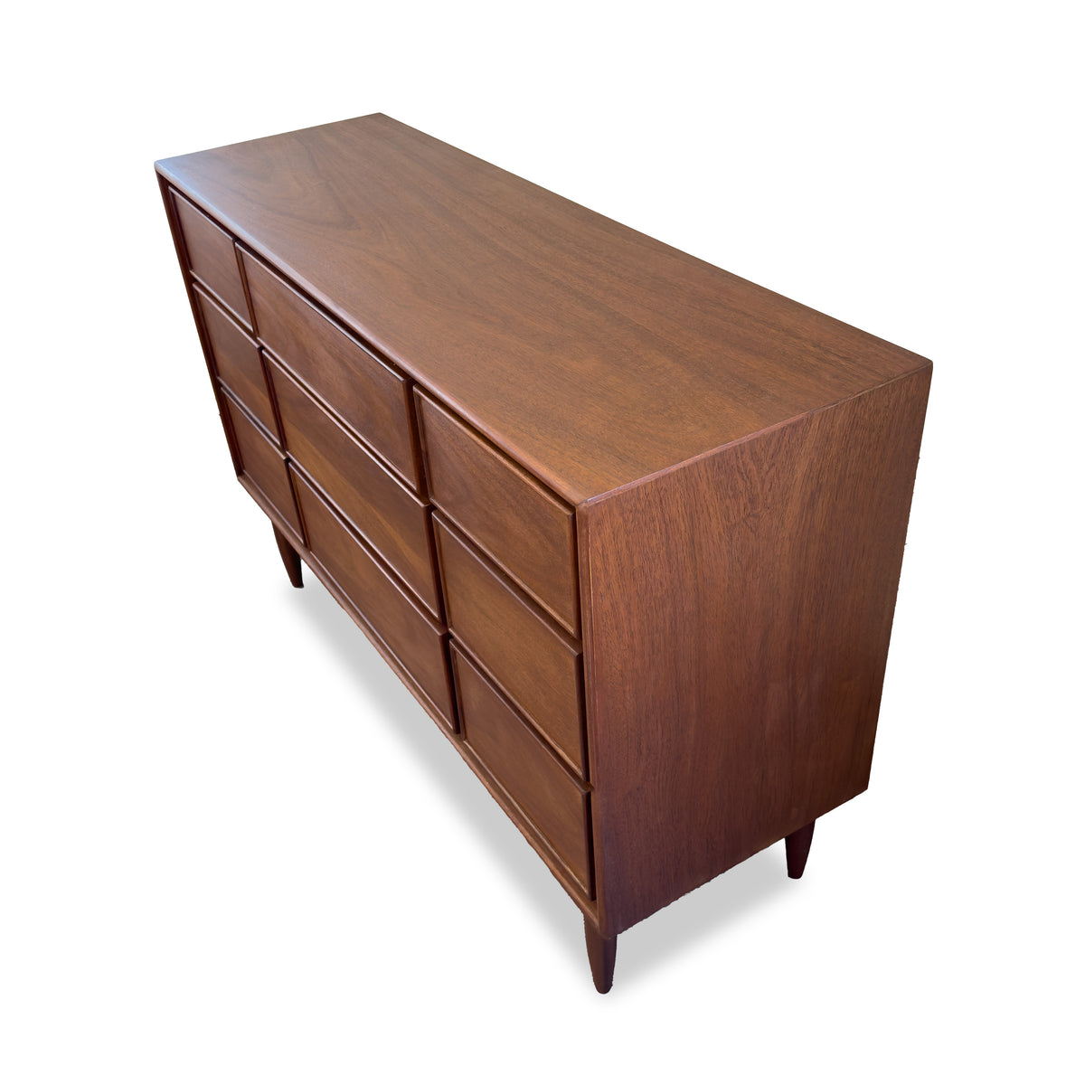 Mahogany Nine Drawer Dresser