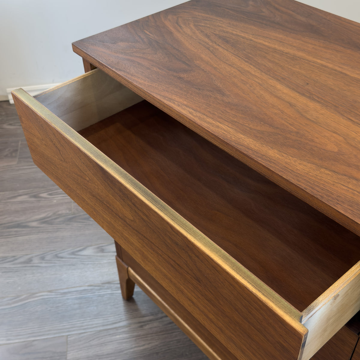 Walnut Six Drawer Dresser by Kaufman