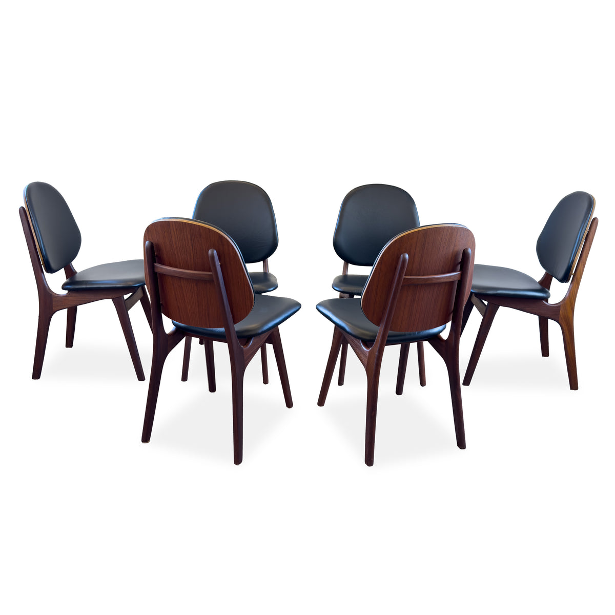 Danish Dining Chairs by Arne Hovmand Olsen