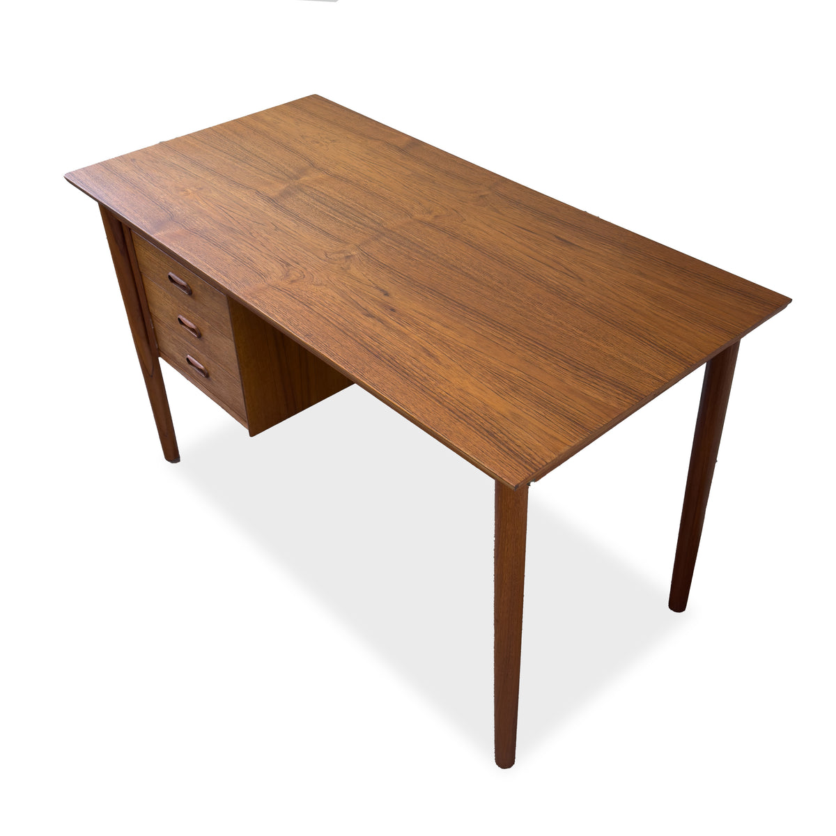 Danish Teak Desk by Arne Vodder