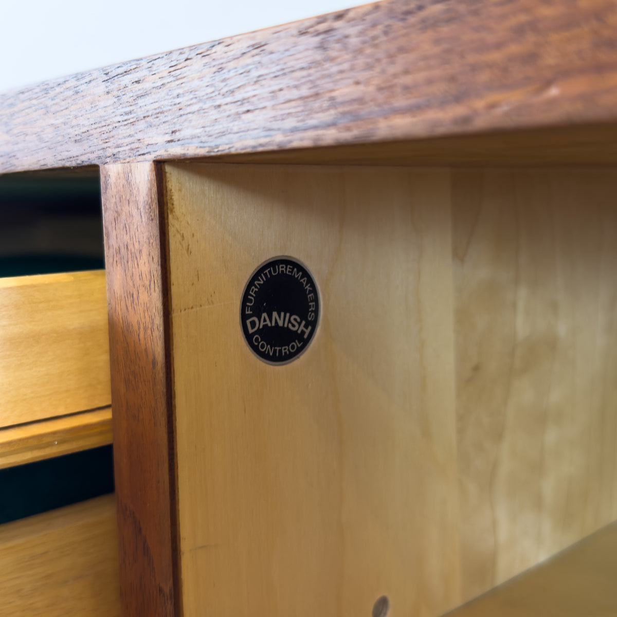 Compact Teak Sideboard by Hundevad