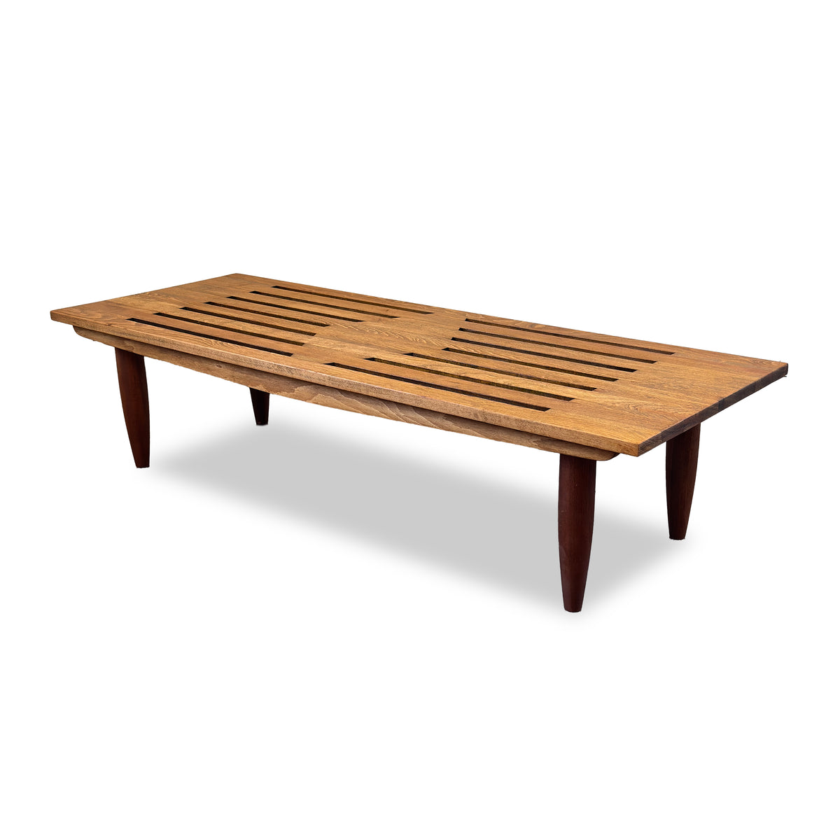 Birch Slatted Bench