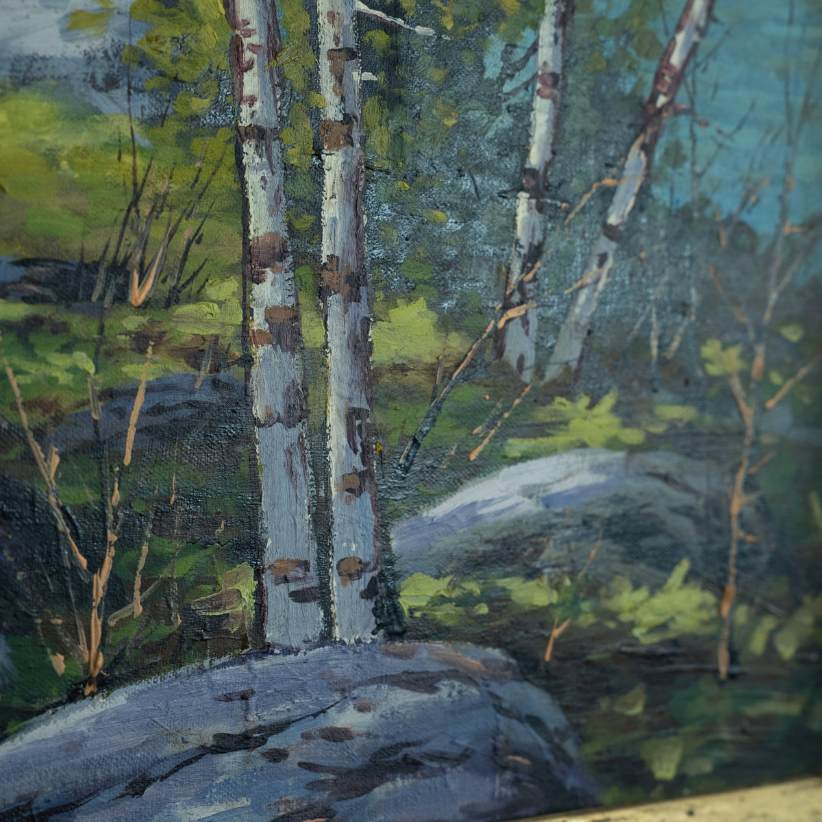 "Shadow Lake" Oil Painting by William Blackwood