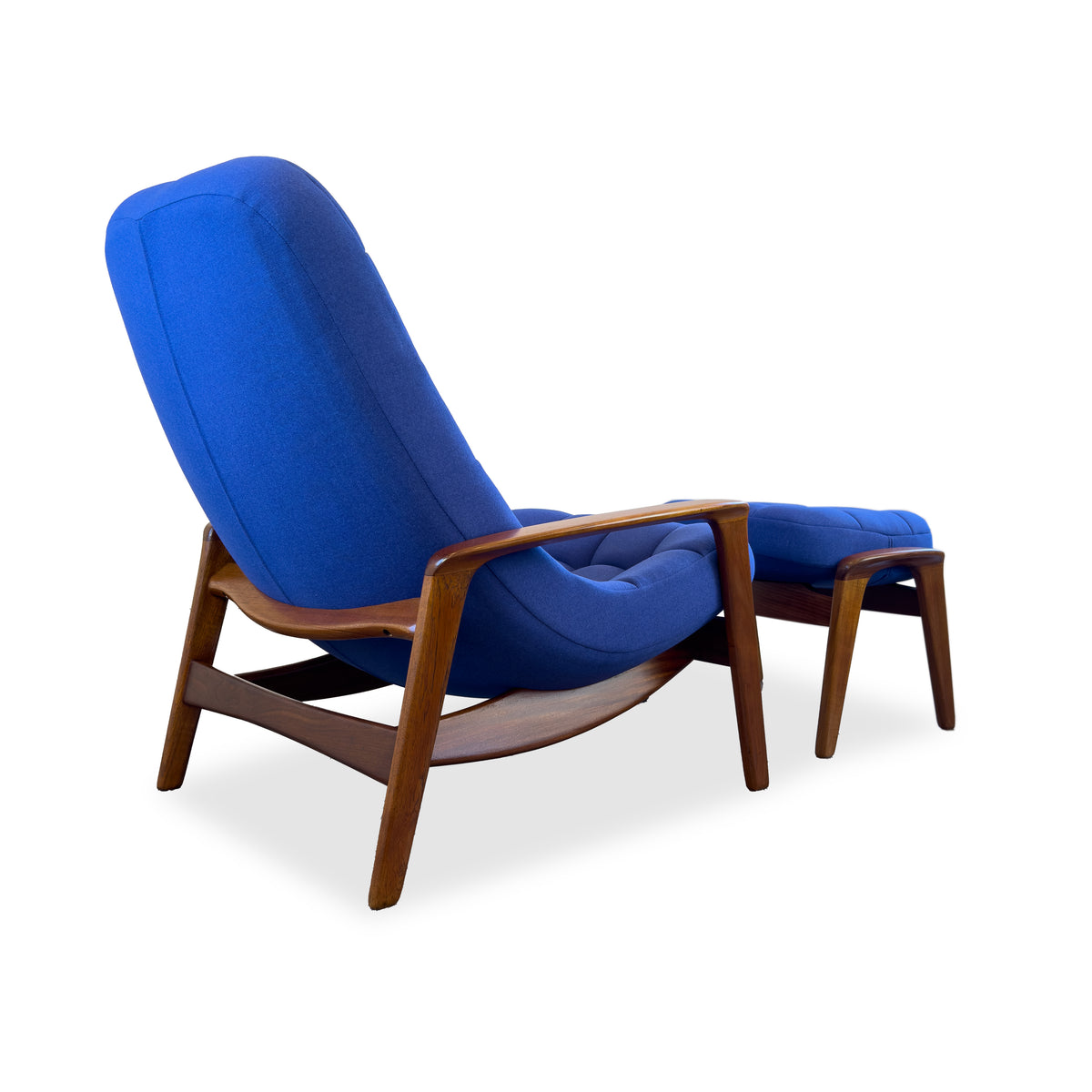 R. Huber Scoop Chair and Footstool