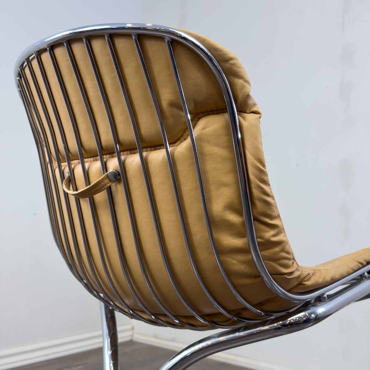 Chrome and Leather Chairs