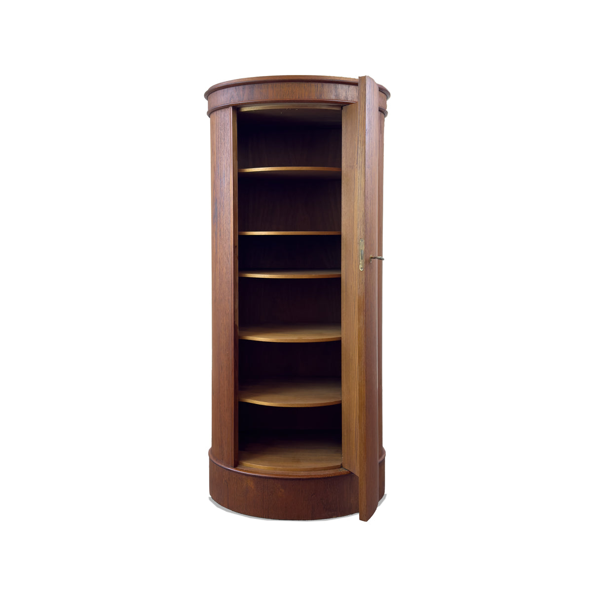 Danish Teak Pedestal Cabinet by Johannes Sorth