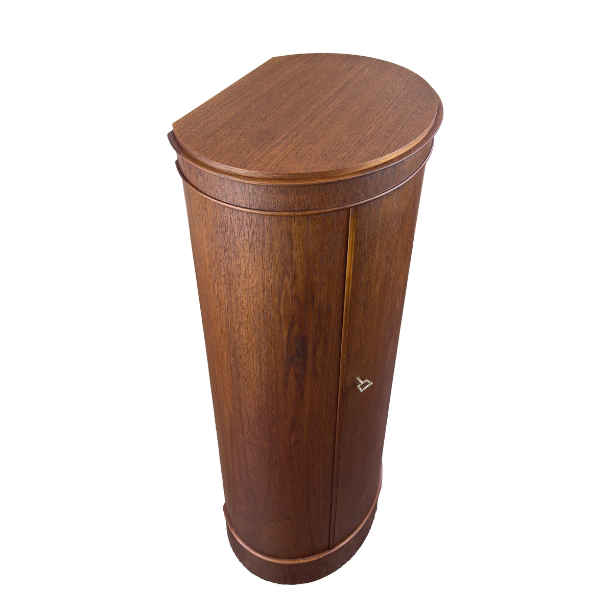 Danish Teak Pedestal Cabinet by Johannes Sorth