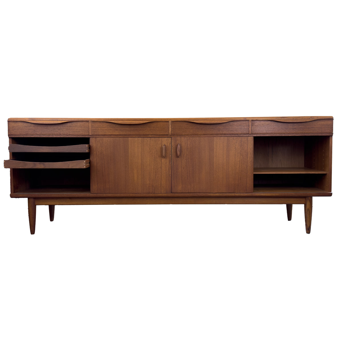Danish Teak Sideboard by H.W. Klein for Bramin
