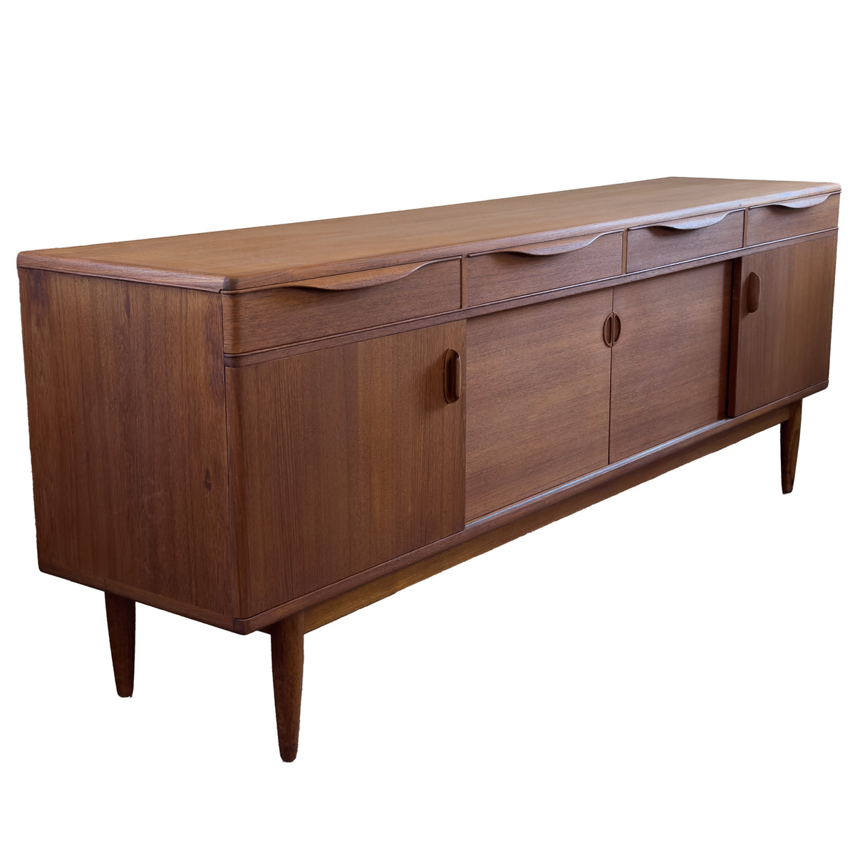 Danish Teak Sideboard by H.W. Klein for Bramin