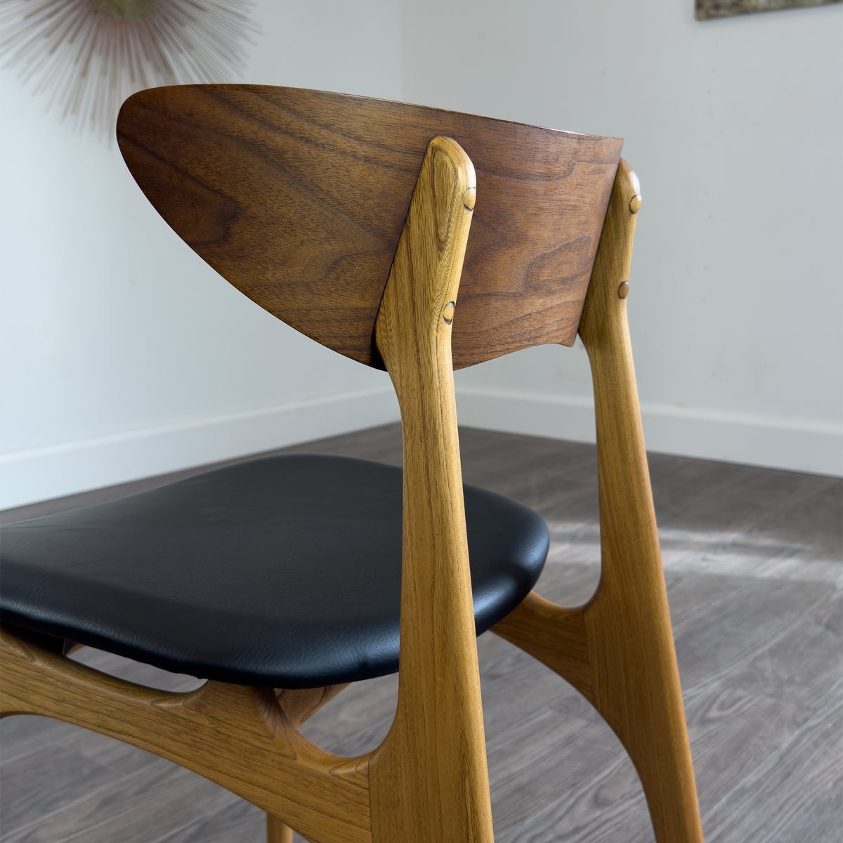 Walnut and Elm Deilcraft Dining Chairs