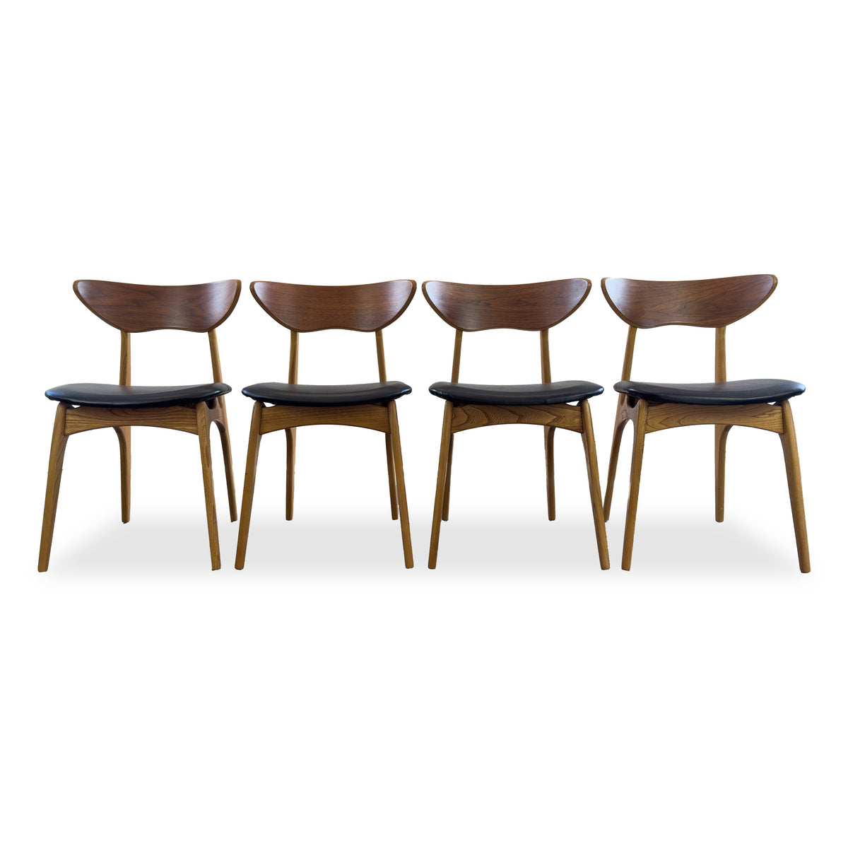 Walnut and Elm Deilcraft Dining Chairs