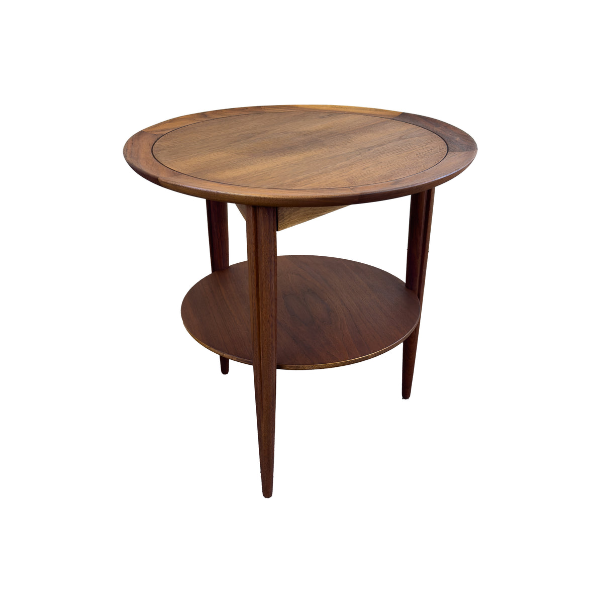 Walnut End Table by Deilcraft