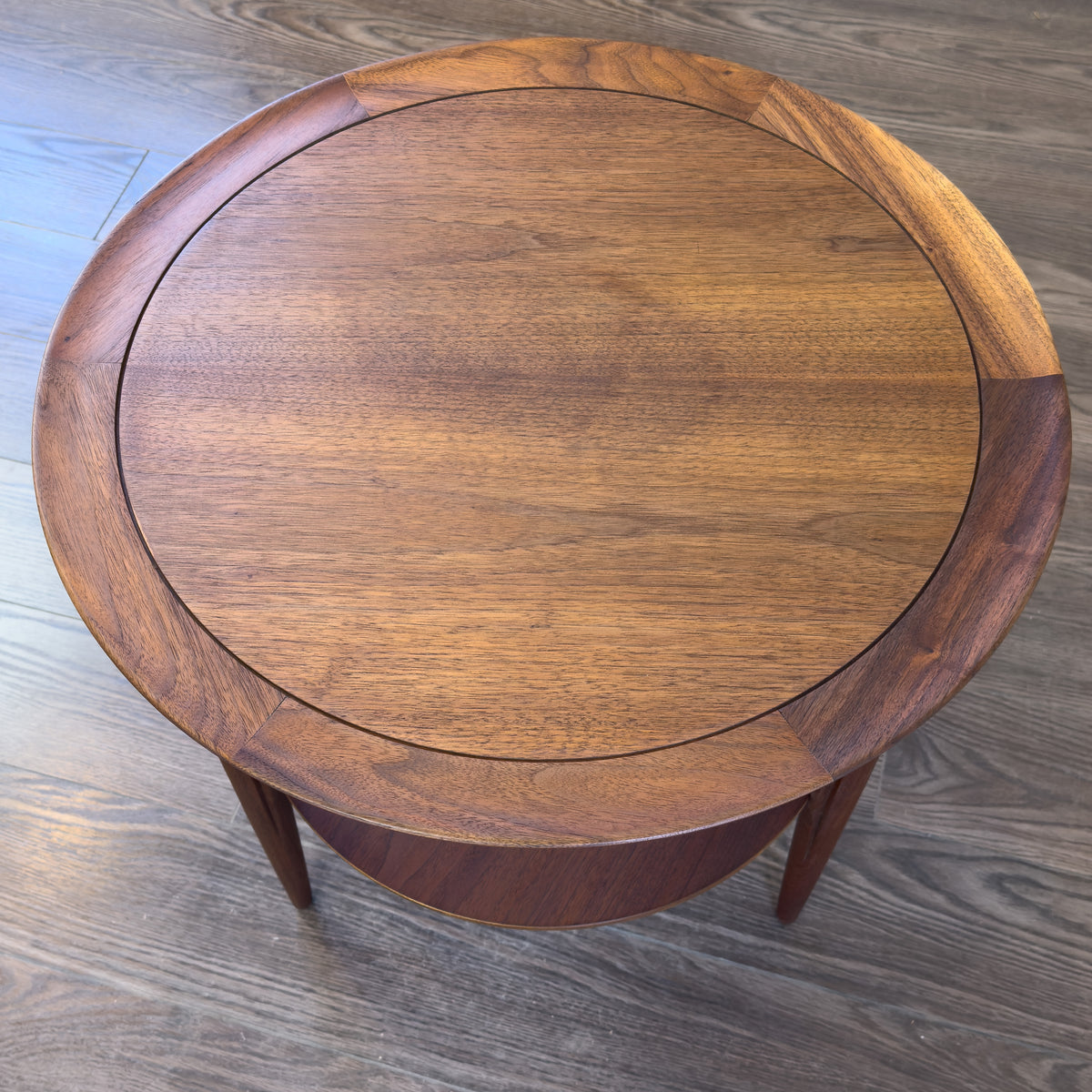 Walnut End Table by Deilcraft