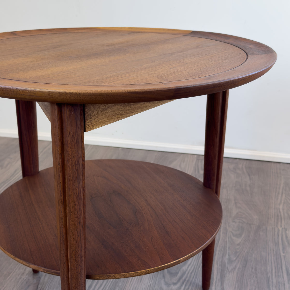 Walnut End Table by Deilcraft