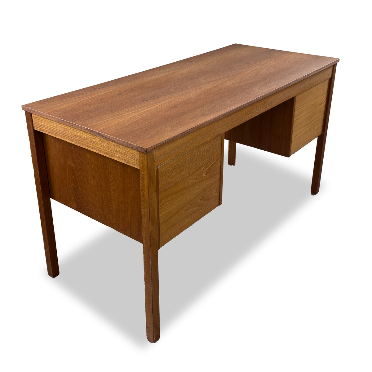 Danish Teak Desk by Domino Mobler