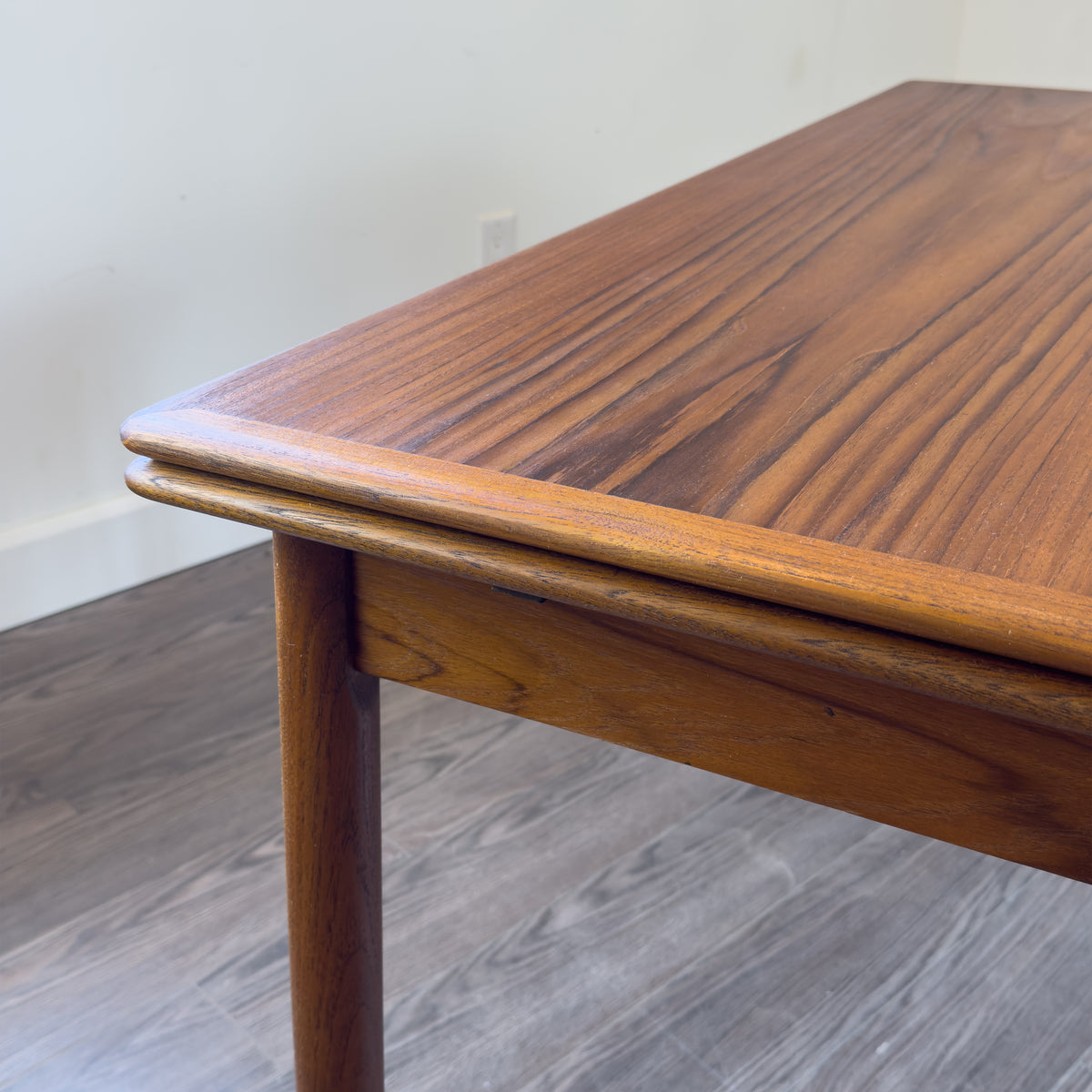 Teak Draw Leaf Table