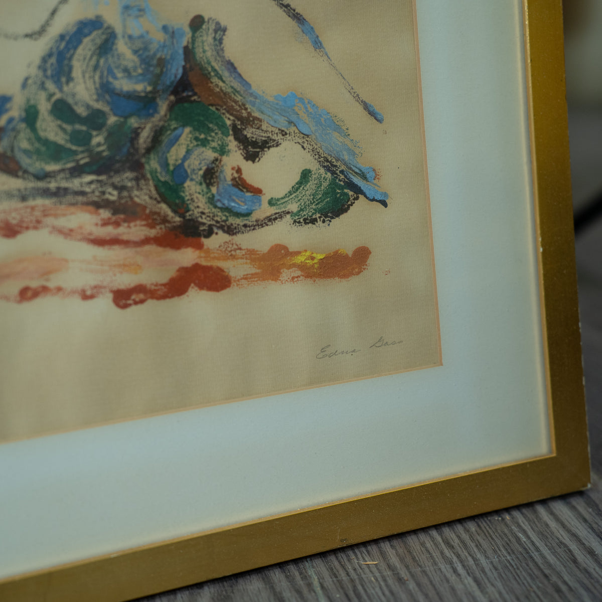 Edna Gass Oil on Paper