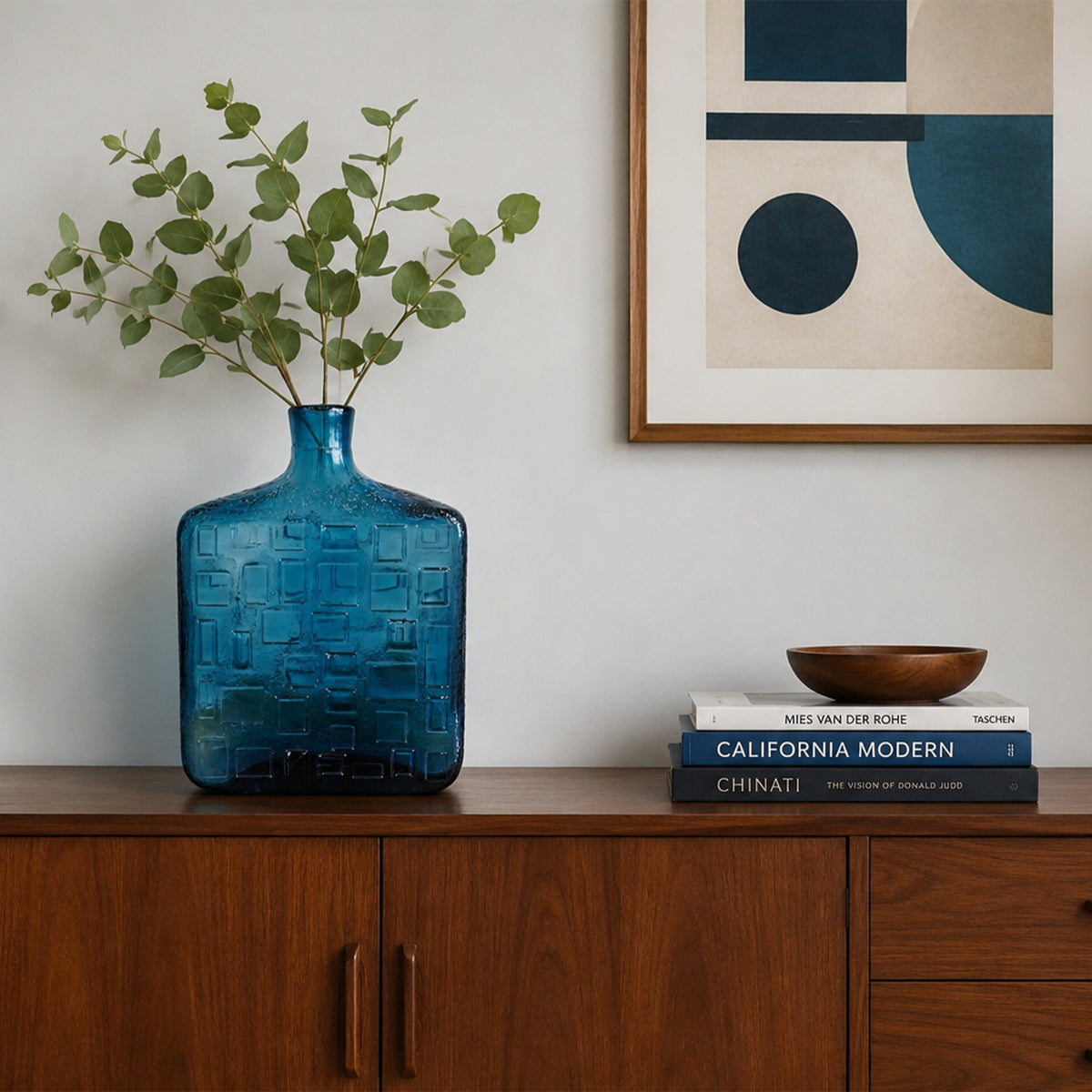 Italian Turquoise Decanter/Bottle