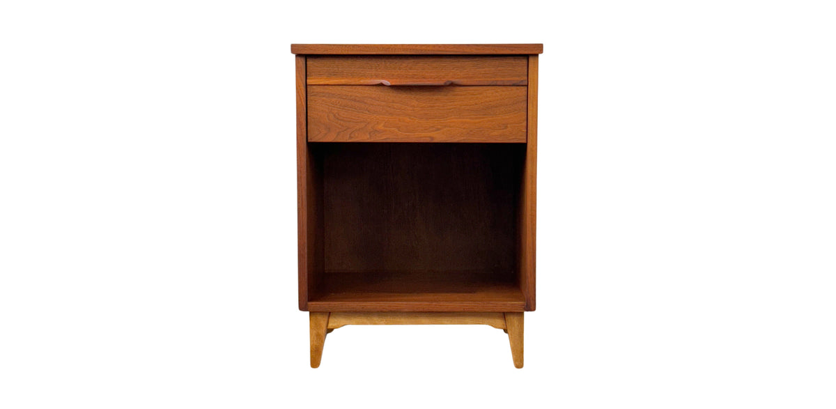 Walnut Nightstand by Kaufman Furniture