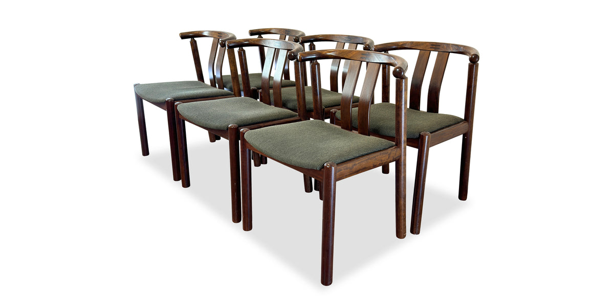 Danish Dining Chairs by Hans J. Frydendal