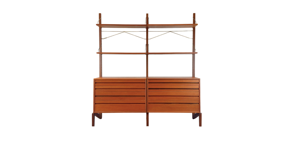 Freestanding Cado Modular Shelving System