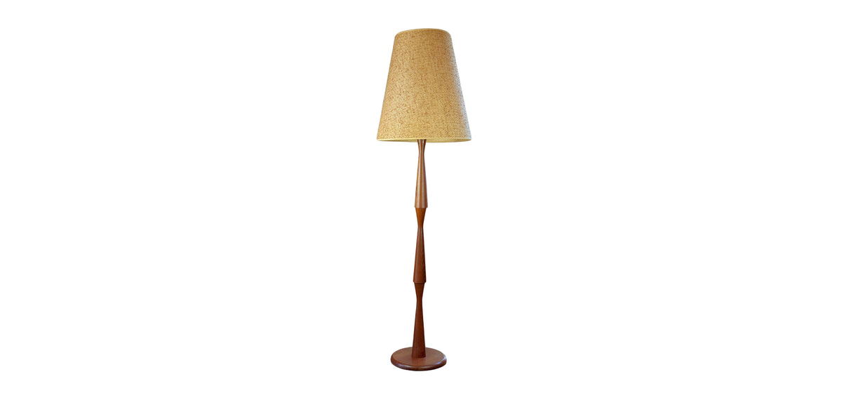 Teak Floor Lamp