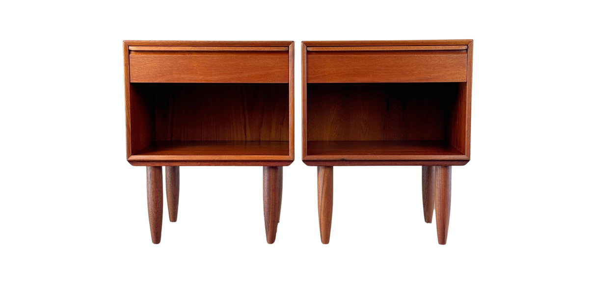 Teak Nightstands by Westnofa