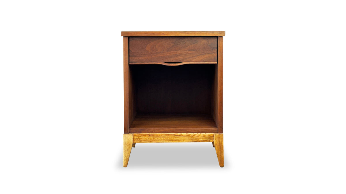 Walnut Nightstand by Kaufman Furniture